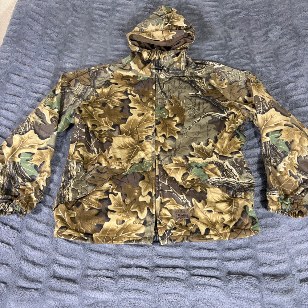 Walls Heritage Advantage Camo Waterproof Breathable Hooded Jacket Vintage Mens L